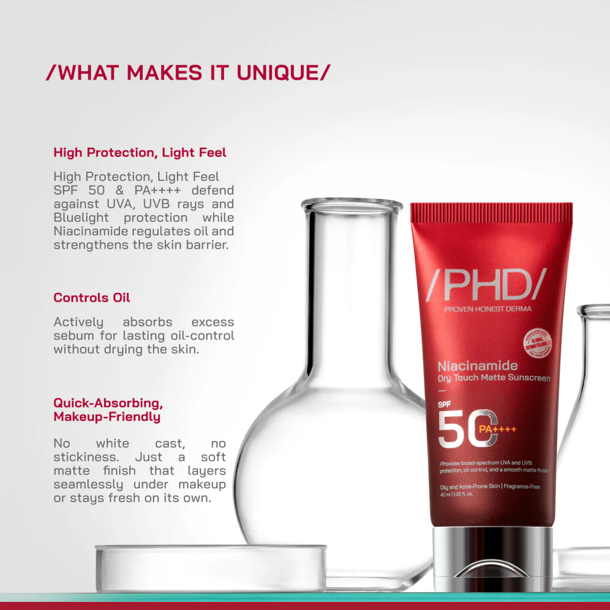 Niacinamide Dry Touch Matte Sunscreen - Image 5
