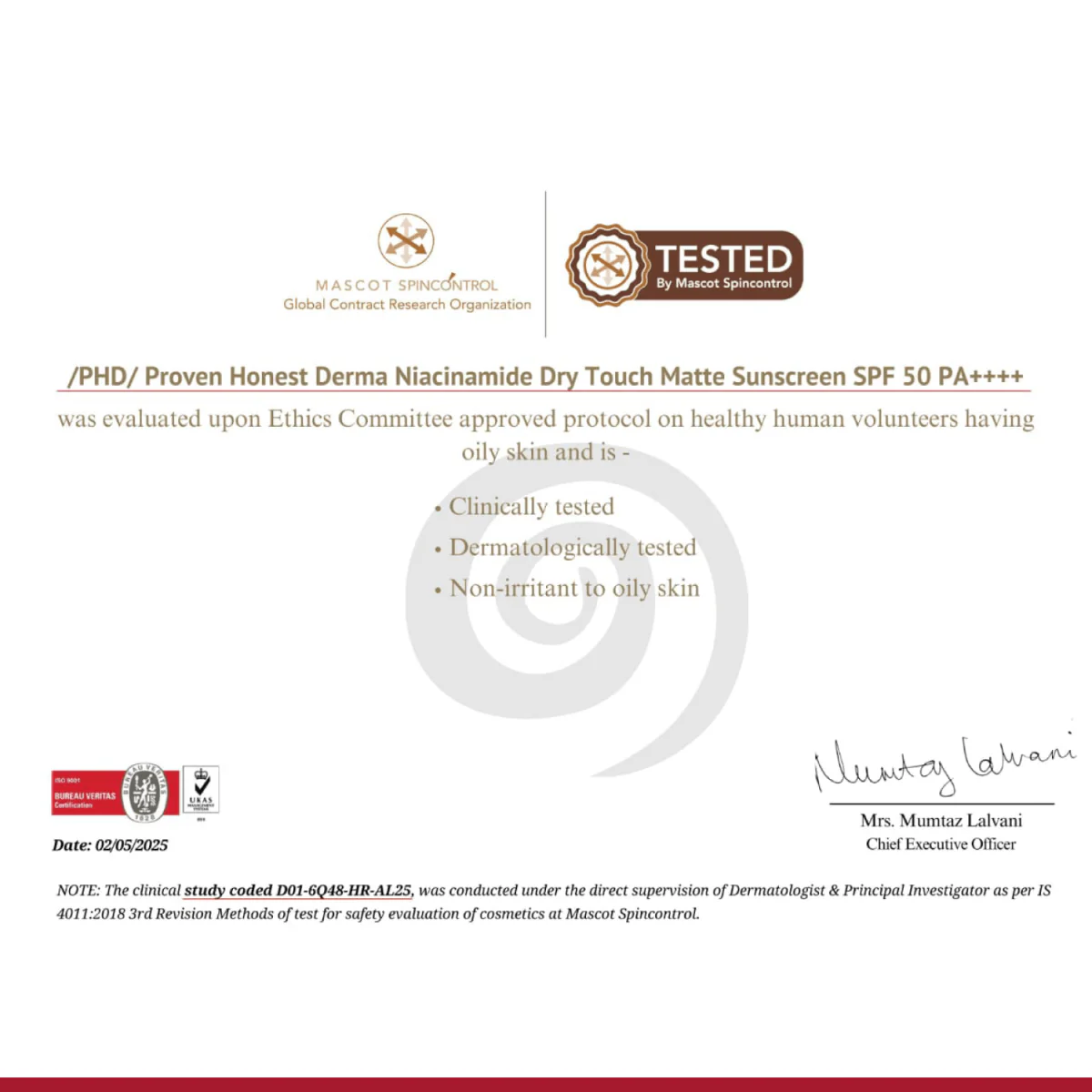 Niacinamide Dry Touch Matte Sunscreen - Image 8